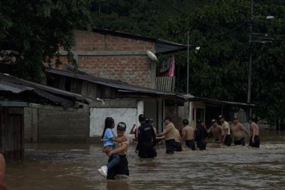 Cuatro cantones de Zamora Chinchipe sufren los estragos del invierno.