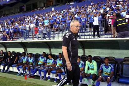 El técnico Jorge Célico lamento una nueva derrota de Emelec como local.