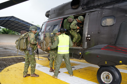 Guerrilleros de las disidencias de las FARC en una imagen de archivo.
