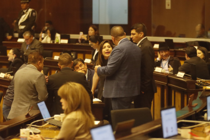 El informe de la Comisión de Biodiversidad fue presentado por el legislador Guido Vargas.