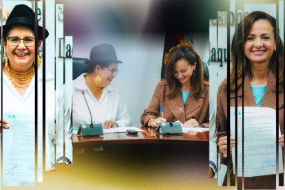 Las prefectas durante su encuentro.