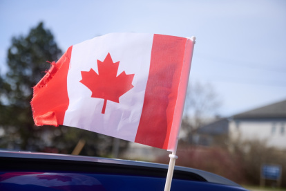 Bandera de Canadá.