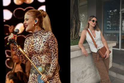 MAR RENDÓN Y CRISTINA HIDALGO USAN ANIMAL PRINT