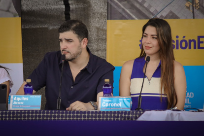 Aquiles Álvarez y Tatiana Coronel