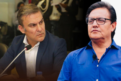 José Serrano, exministro del Interior, niega alguna participación en el crimen de Fernando Villavicencio.