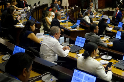 La Revolución Ciudadana votó en contra o no se registró en la primera sesión de la Asamblea.