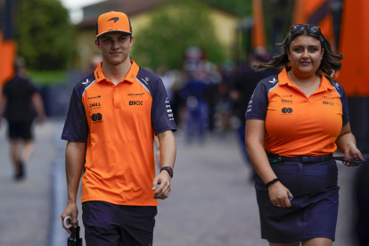 Oscar Piastri se mostró cauto tras la clasificación en Italia.