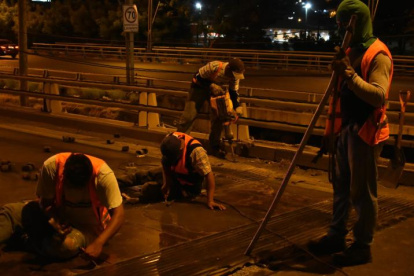 El año pasado hubo ya varios cierres en el Puente de la Unidad Nacional. Unos causaron más tráfico que otros.
