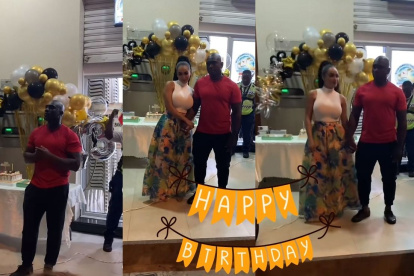 Segundo Castillo y su cumpleaños 43 de la manera ,más sencilla.