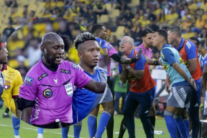 Augusto Aragón en medio de la polémica con Jorge Célico.