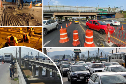 Desde la noche de este 19 de mayo, el complejo de puentes de la Unidad Nacional tendrá dos carriles menos habilitados al tránsito.