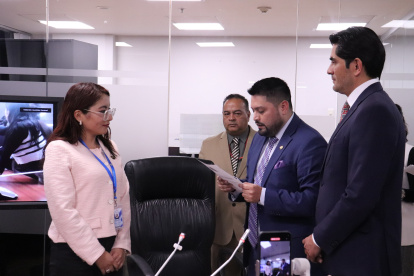 La asambleísta de ADN, Nathaly Farinango, preside la Comisión de Régimen Económico.