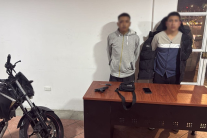 Los dos detenidos son ecuatorianos y no tienen antecentes penales.