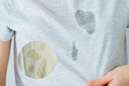 Identificar y tratar una mancha de grasa de inmediato es clave para evitar que se fije en la tela