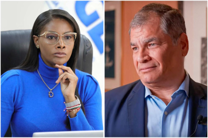 El expresidente Rafael Correa volvió a generar polémica en redes sociales tras la renuncia de Diana Salazar