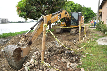 Zona. La construcción fue informada por el Municipio de Guayaquil.