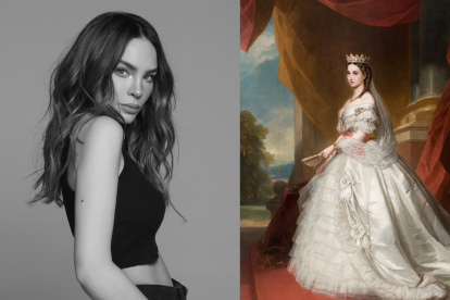 Belinda y el personaje histórico Carlota de Habsburgo