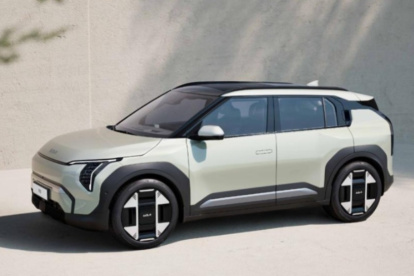 El Kia EV3 destaca por su modelo futurista y sostenibilidad con el medio ambiente.
