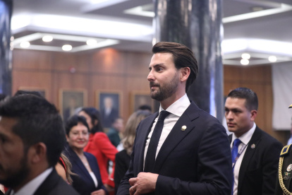 El presidente de la Asamblea Nacional, el oficialista Niels Olsen.