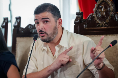 El alcalde de Guayaquil, Aquiles Álvarez.