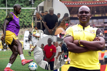 Felipe Caicedo y Segundo Castillo estuvieron juntos en un culto cristiano.