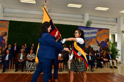 El evento estuvo lleno de orgullo y civismo.