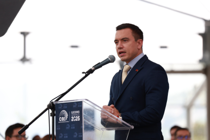 Daniel Noboa, presidente de Ecuador.
