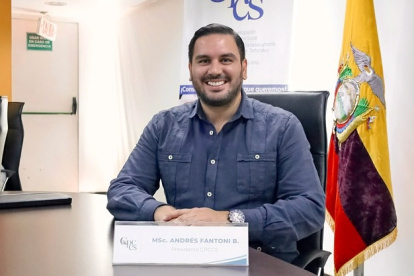 Andrés Fantoni, presidente del CPCCS, explica los plazos y condiciones para la selección del nuevo Fiscal General del Estado