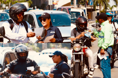 La ATM ha socializado a motociclistas sobre esta medida en Guayaquil.
