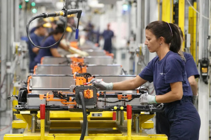 Una planta de fabricación de Stellantis.