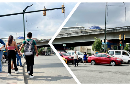 Peligro. Para quienes transitan por la urbe porteña es necesario que se apliquen planes de protección para que el peatón pueda circular es espacios seguros.