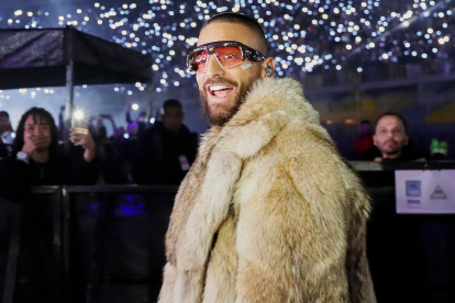 Foto de archivo. Maluma en su concierto en Bogotá.