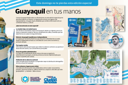 El mapa urbano tiene 113 hitos.