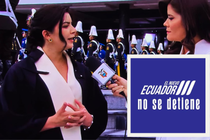Irene Vélez fue la encargada de explicar el cambio de logo en una entrevista previa a la posesión de Daniela Noboa.
