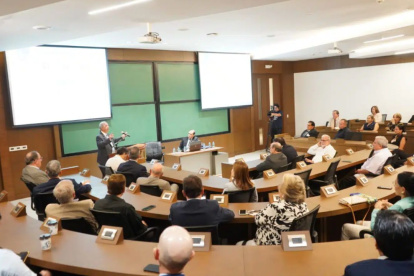 Conferencia. El abogado y político uruguayo, Santiago Abreu, compartió sus reflexiones sobre la economía y el comercio regional.
