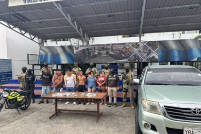 un operativo conjunto entre la Policía Nacional y las Fuerzas Armadas se desplegó en el sector de Mapasingue Este.