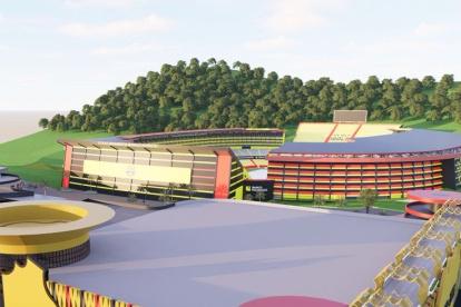 EL Mallnumental estará junto al estadio Monumental de Barcelona SC en Guayaquil.