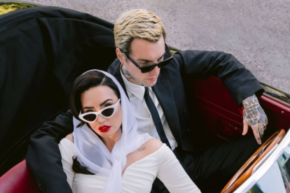 Demi Lovato y Jordan Lutes se cLovato y Jutes se conocieron en enero de 2022, en un estudio de grabación.