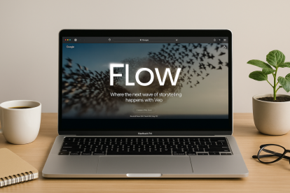 Flow es una herramienta de Google que permite crear videos con inteligencia artificial a partir de texto, integrada con el modelo de generación de video Veo.