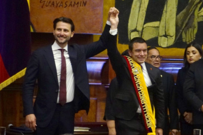 El presidente Daniel Noboa se refirió a Olsen en su primer discurso el pasado 24 de mayo de 2025.