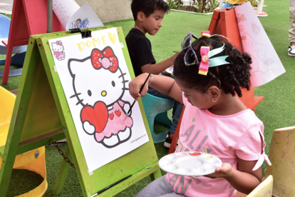 Diversión para los más pequeños en su día especial.