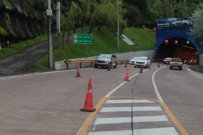 El tránsito se suspenderá en el túnel Oswaldo Guayasamín durante 7 horas, informó la AMT.