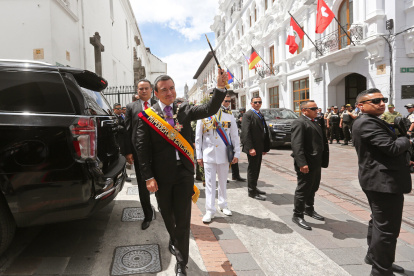 El presidente Daniel Noboa definió a su Gabinete de Ministros el 27 de mayo de 2025.