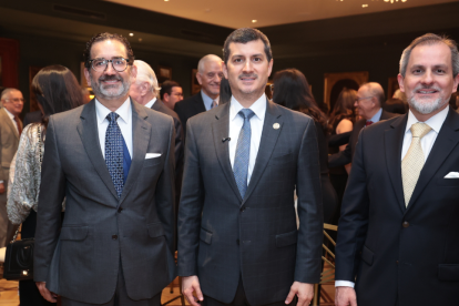 Luis Eduardo García, Miguel Ángel González y Juan Xavier Sánchez.