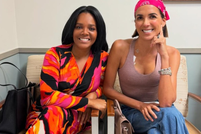 Helen Quiñónez y La Flaca Guerrero.