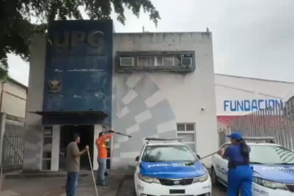 EXPRESO contó que esta estructura se encontraba abandonada desde hace varios meses.