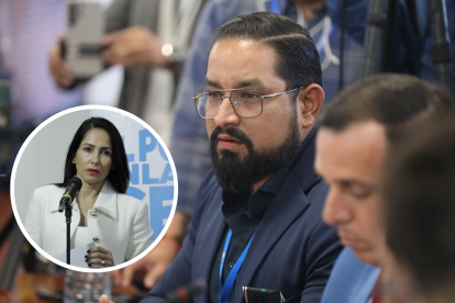 La excandidata correísta cuestionó la votación de su asambleísta, Sergio Peña, en la aprobación del informe para primer debate del proyecto de ley del Ejecutivo.