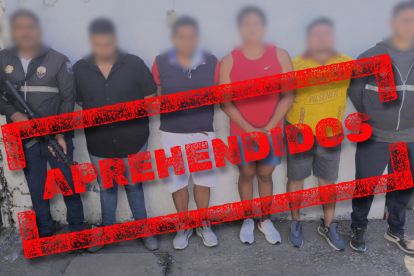 Los cuatro aprehendidos durante el operativo en La Libertad son investigados por su presunta implicación en una banda dedicada a movilizar vehículos robados.