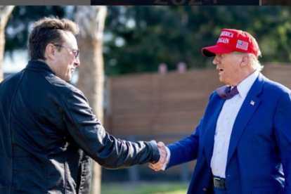 Elon Musk junto a Donald Trump durante la campaña presidencial de 2024
