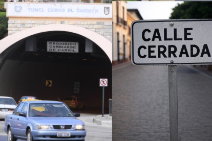 El cierre del túnel  será del 2 al 5 de junio